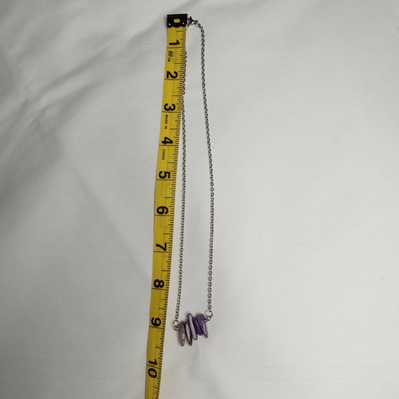 Calypsa Necklace Charoite Stone Crystal Healing Shamana Co Amulet - Picture 2 of 5